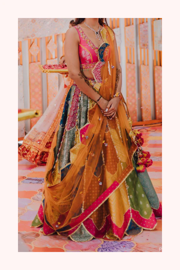 Liz Paul Multicolour Lehenga Set - Image 2