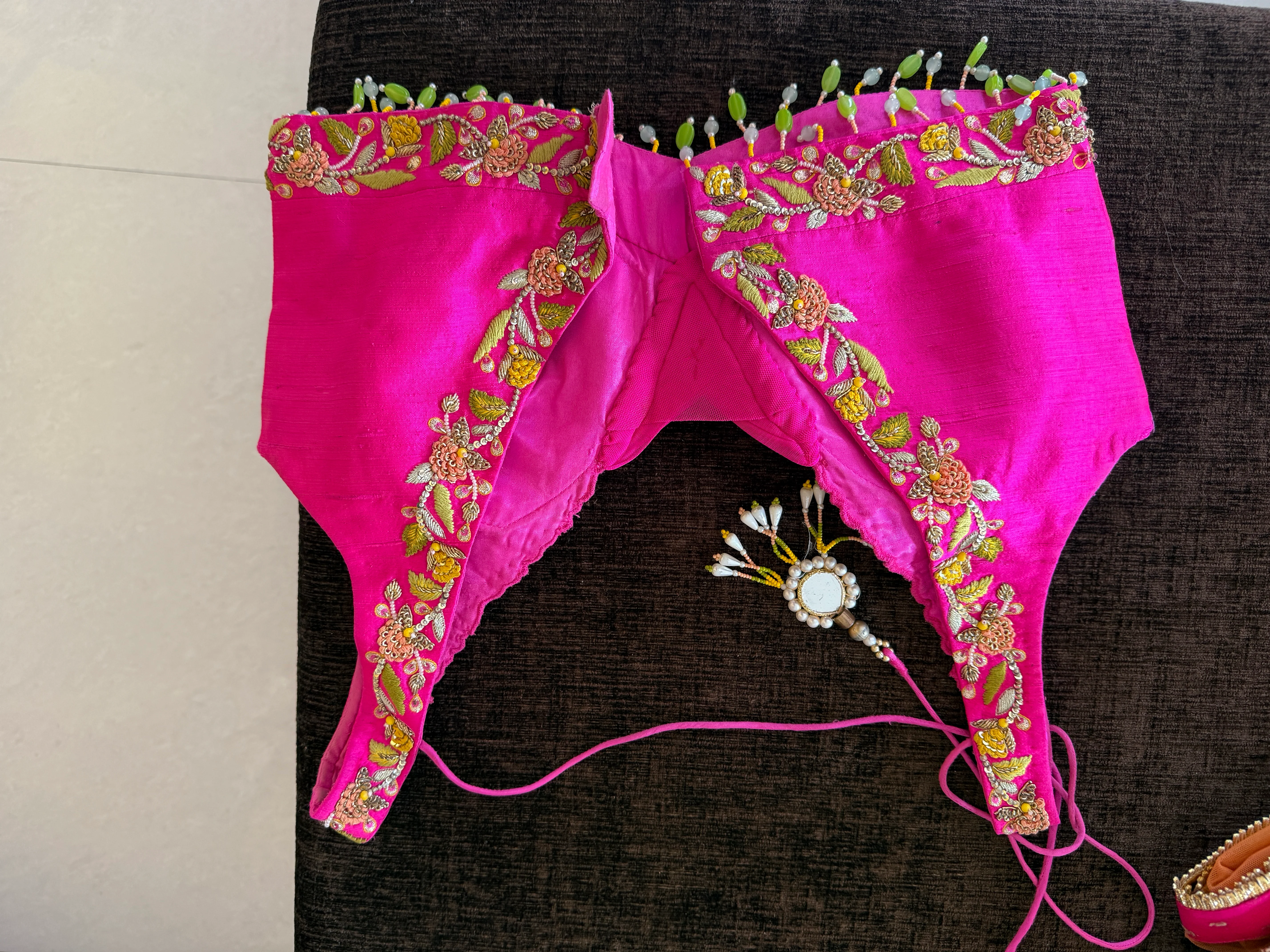Liz Paul Multicolour Lehenga Set - Image 4