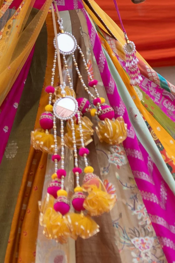 Liz Paul Multicolour Lehenga Set - Image 3