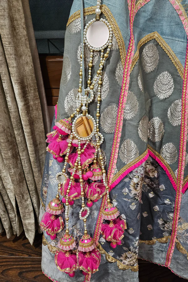 Liz paul powder blue mosaic lehenga - Image 6