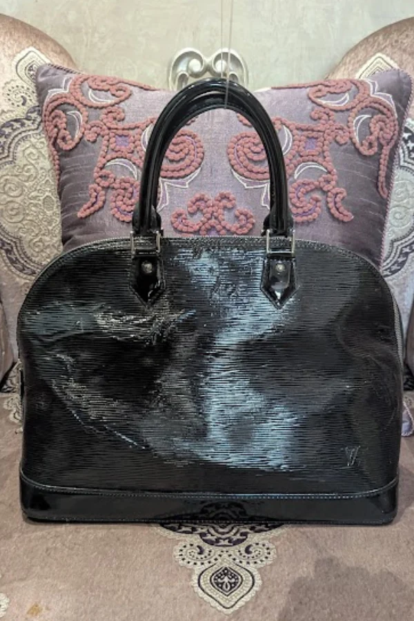 Louis Vuitton Black Electric Epi Leather Alma Bag - Image 2