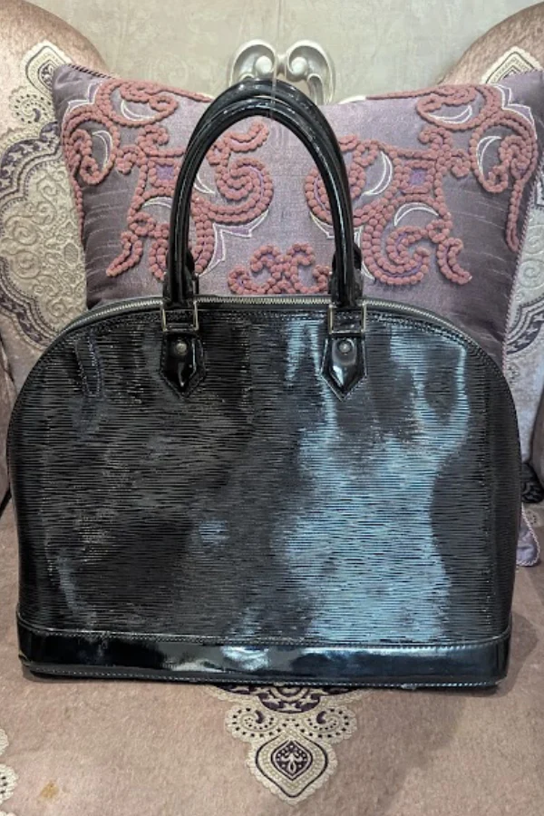 Louis Vuitton Black Electric Epi Leather Alma Bag - Image 3