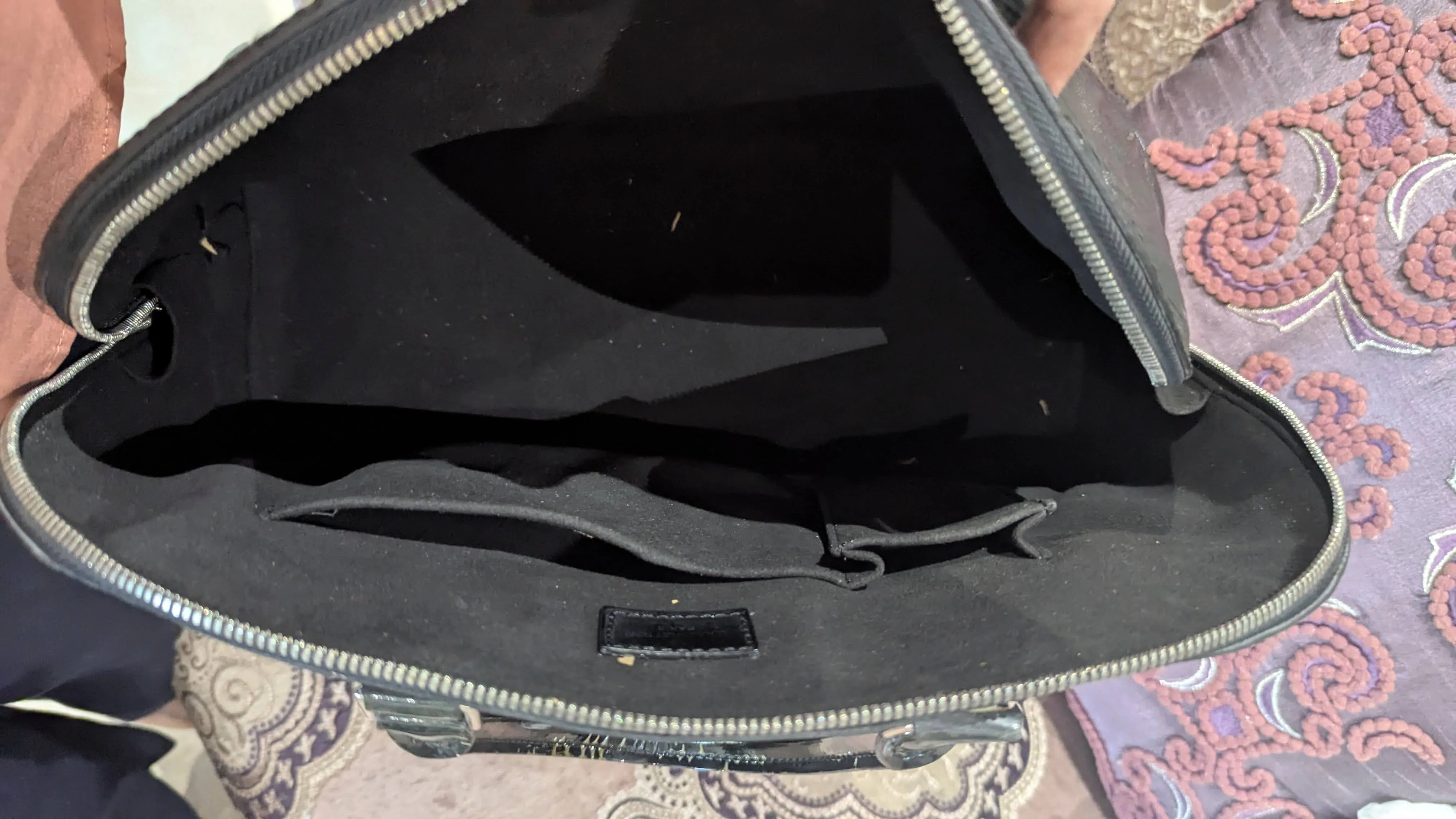 Louis Vuitton Black Electric Epi Leather Alma Bag - Image 9