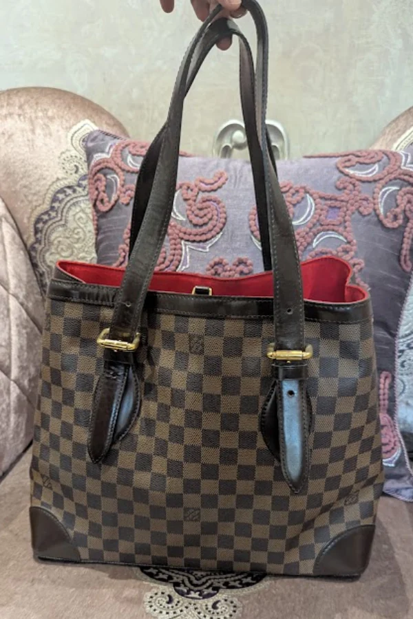Louis Vuitton Damier Ebene Canvas Hampstead Bag - Image 3