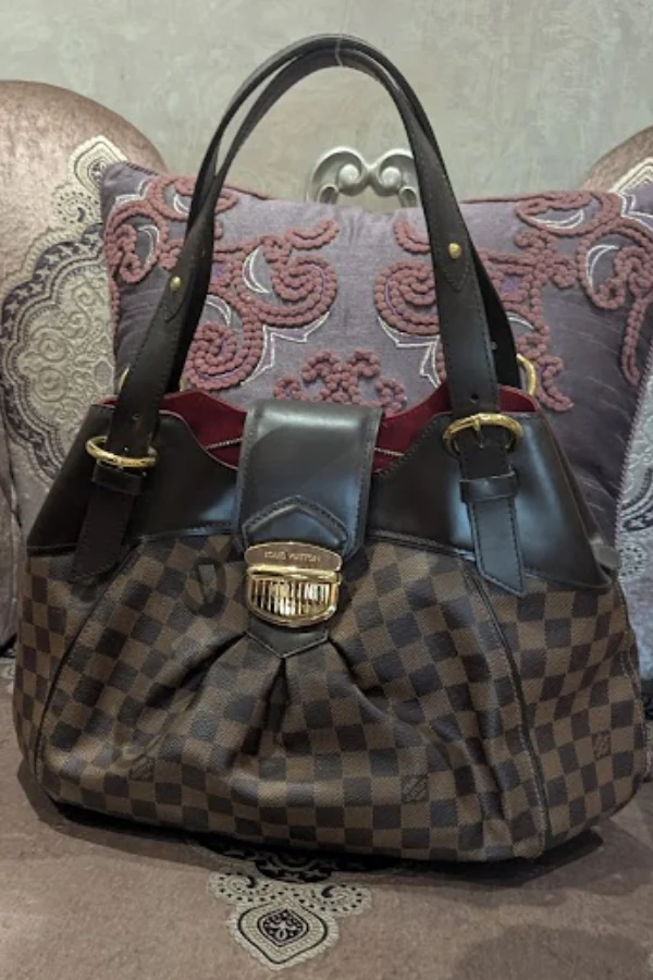 Louis Vuitton Damier Ebene Canvas Sistina PM Bag - Image 2