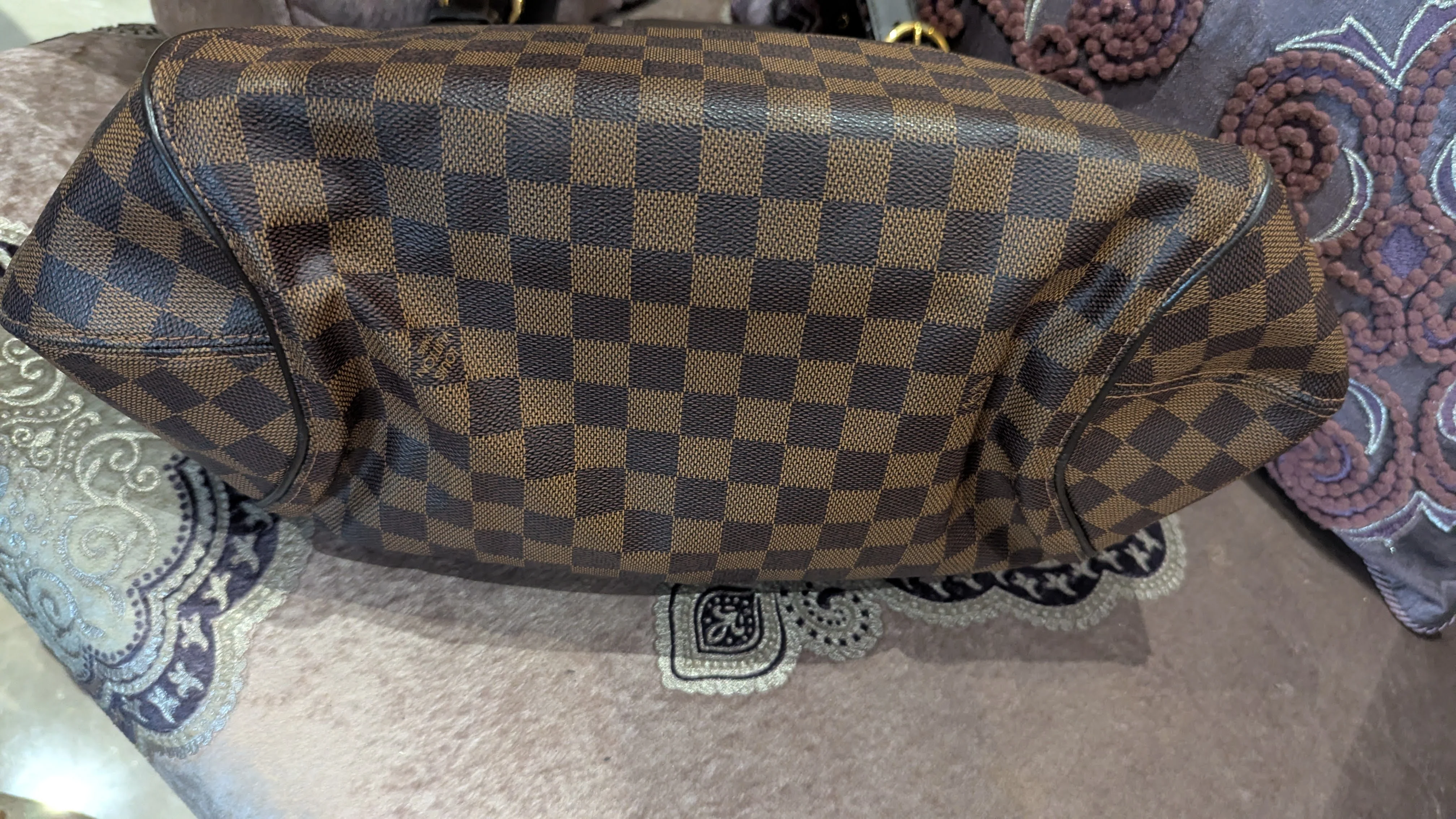 Louis Vuitton Damier Ebene Canvas Sistina PM Bag - Image 5