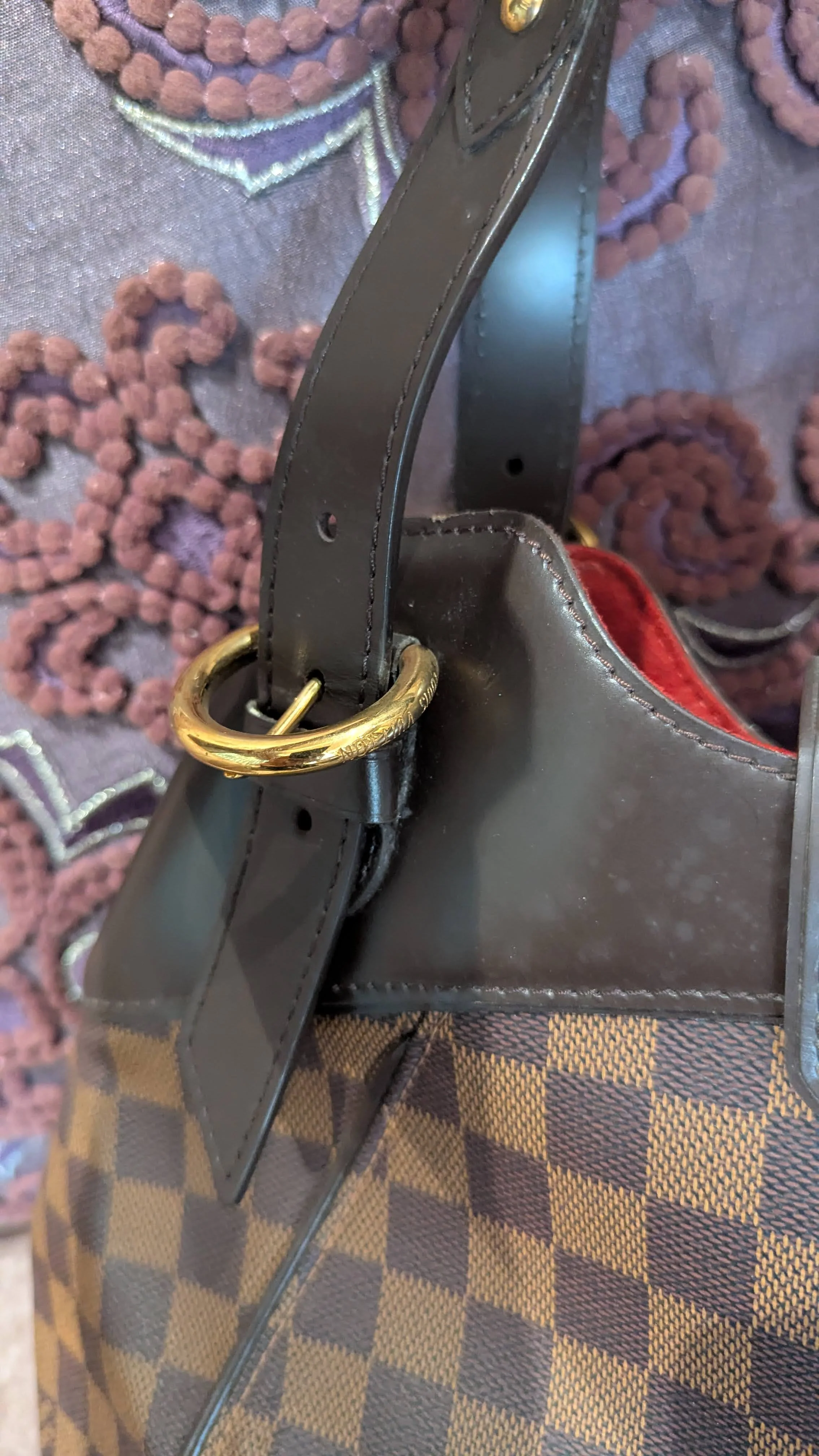 Louis Vuitton Damier Ebene Canvas Sistina PM Bag - Image 7