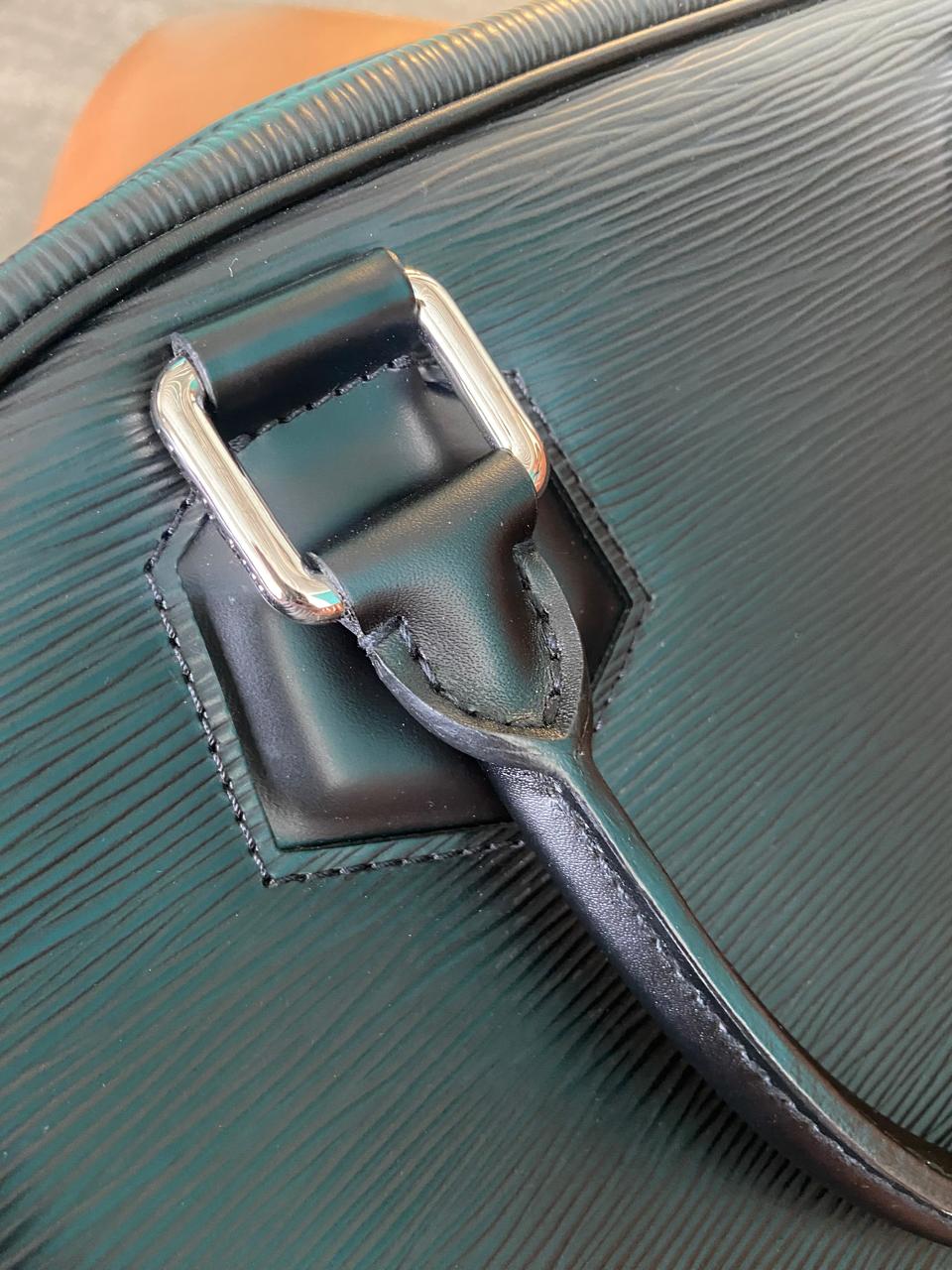 Louis Vuitton Epi Bowling Montaigne PM Bag - Image 11