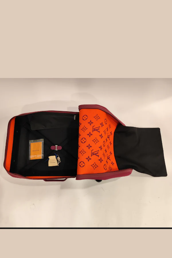 Louis Vuitton Jacquard Knit Monogram Soft Horizon 55 Luggage - Image 5