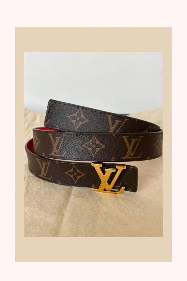 Louis Vuitton LV Initiales Reversible Belt Size 36