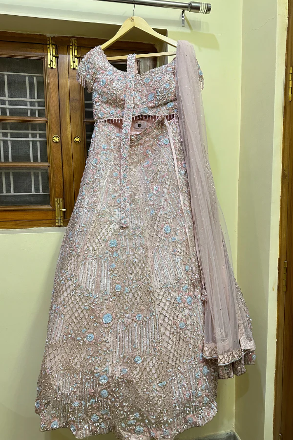 Maanvi & Manik Pastel lehenga - Image 2