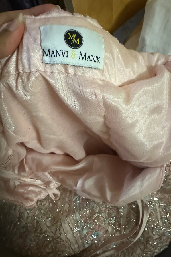 Maanvi & Manik Pastel lehenga - Image 5