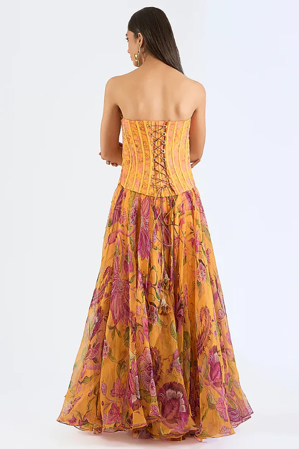 Mahima Mahajan Embroidered Corset Gown - Image 2