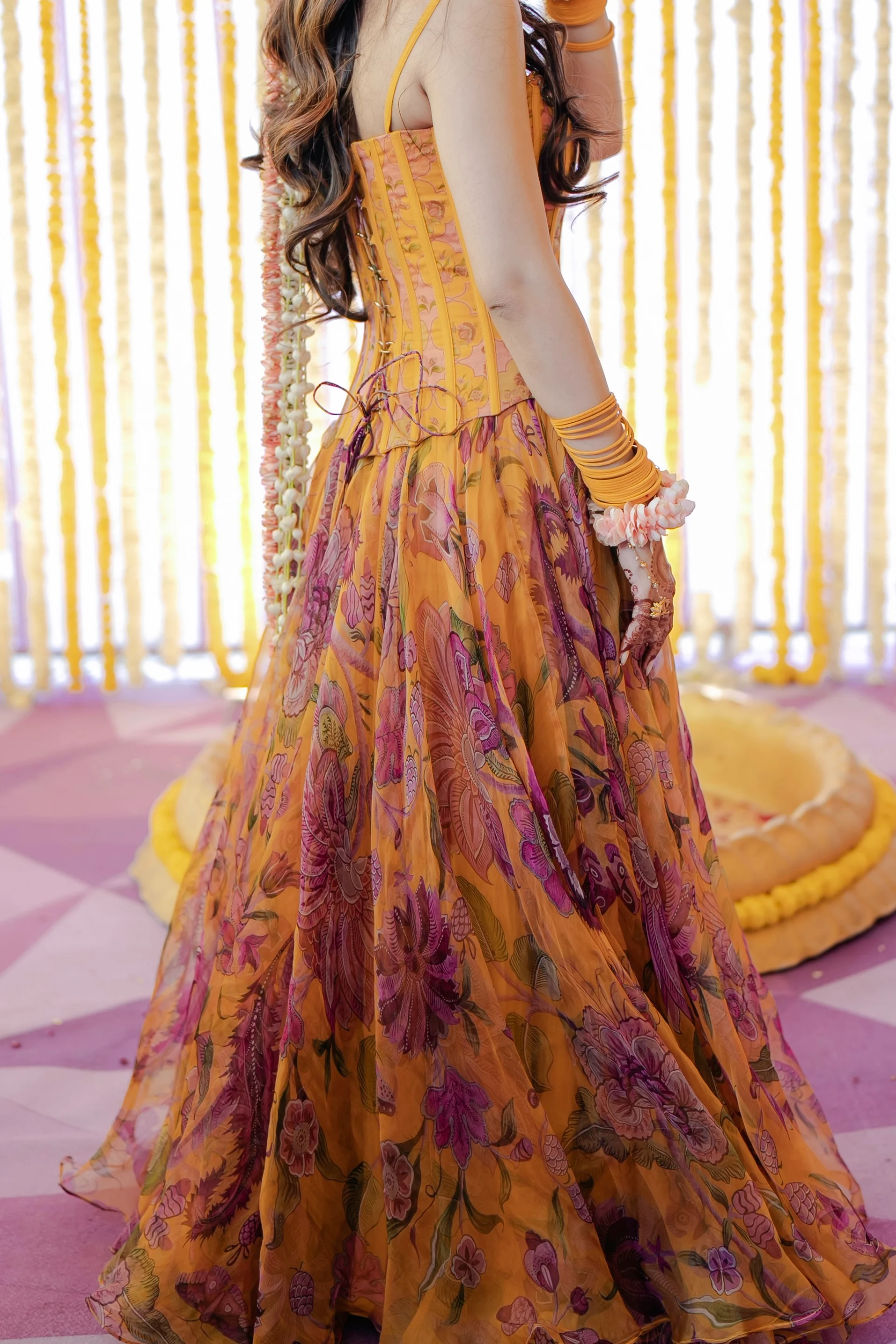 Mahima Mahajan Embroidered Corset Gown - Image 3