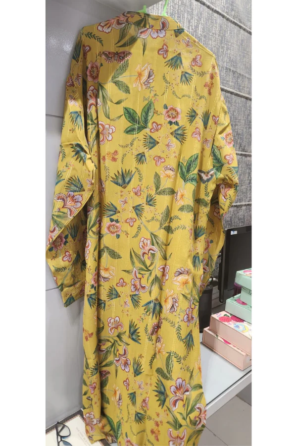 Mahima Mahajan Yellow Printed Kurta - Image 3