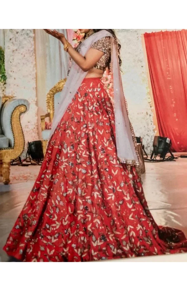 Mani Bhatia pink embellished lehenga
