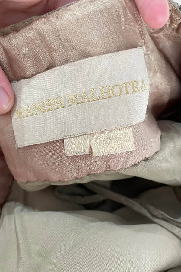 Manish Malhotra Beige lehenga set - Image 6