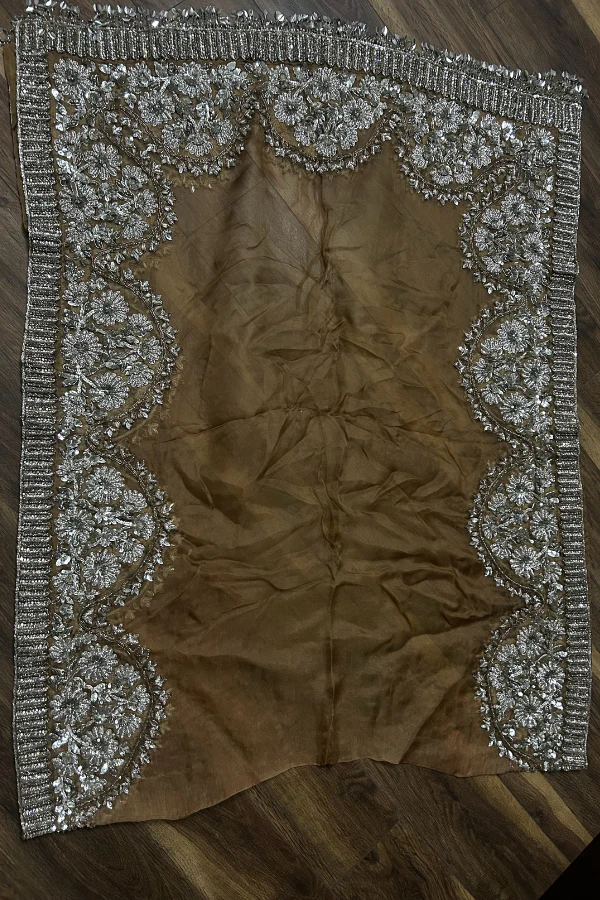 Manish Malhotra brown embellished lehenga set - Image 5
