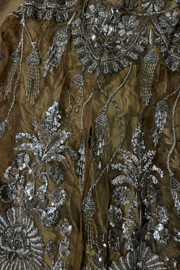 Manish Malhotra brown embellished lehenga set - Image 7