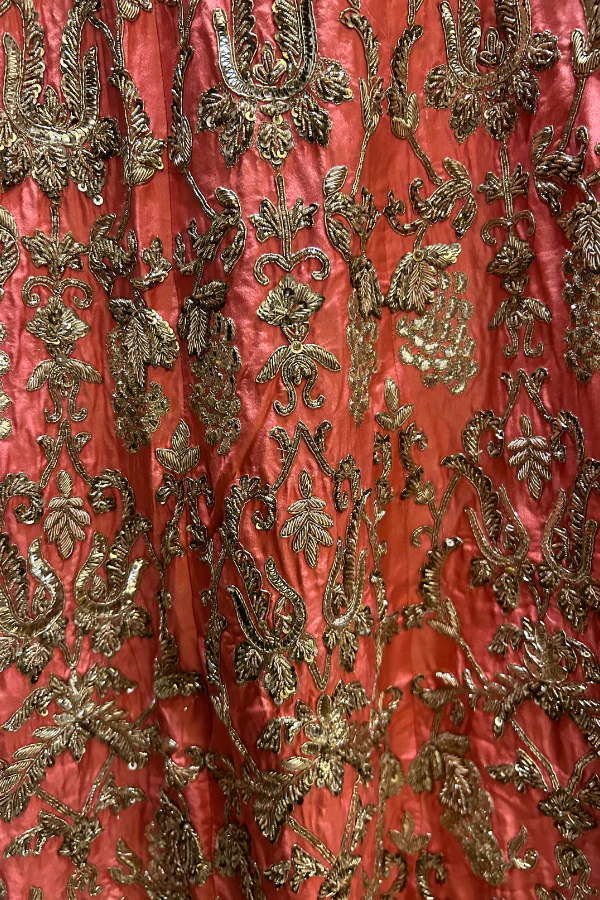 Manish Malhotra coral pink lehenga - Image 6