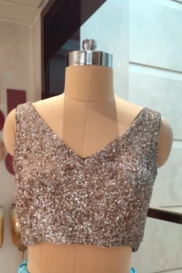 Manish Malhotra Embellished Saree Set - Image 4