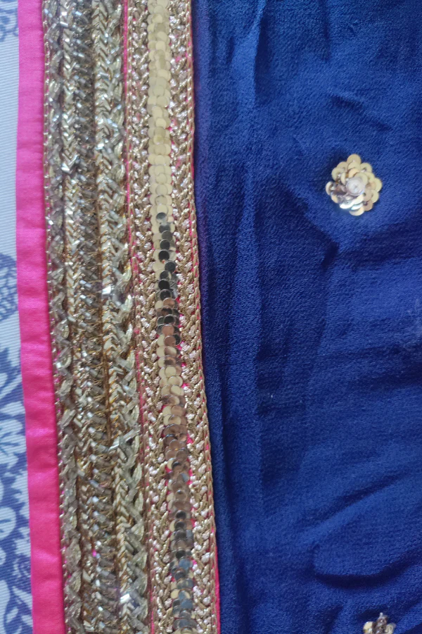 Manish Malhotra pink kurta with blue dupatta - Image 7