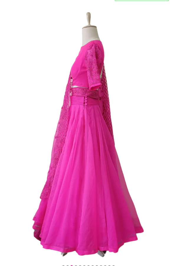 Manish Malhotra pink lehenga set - Image 3