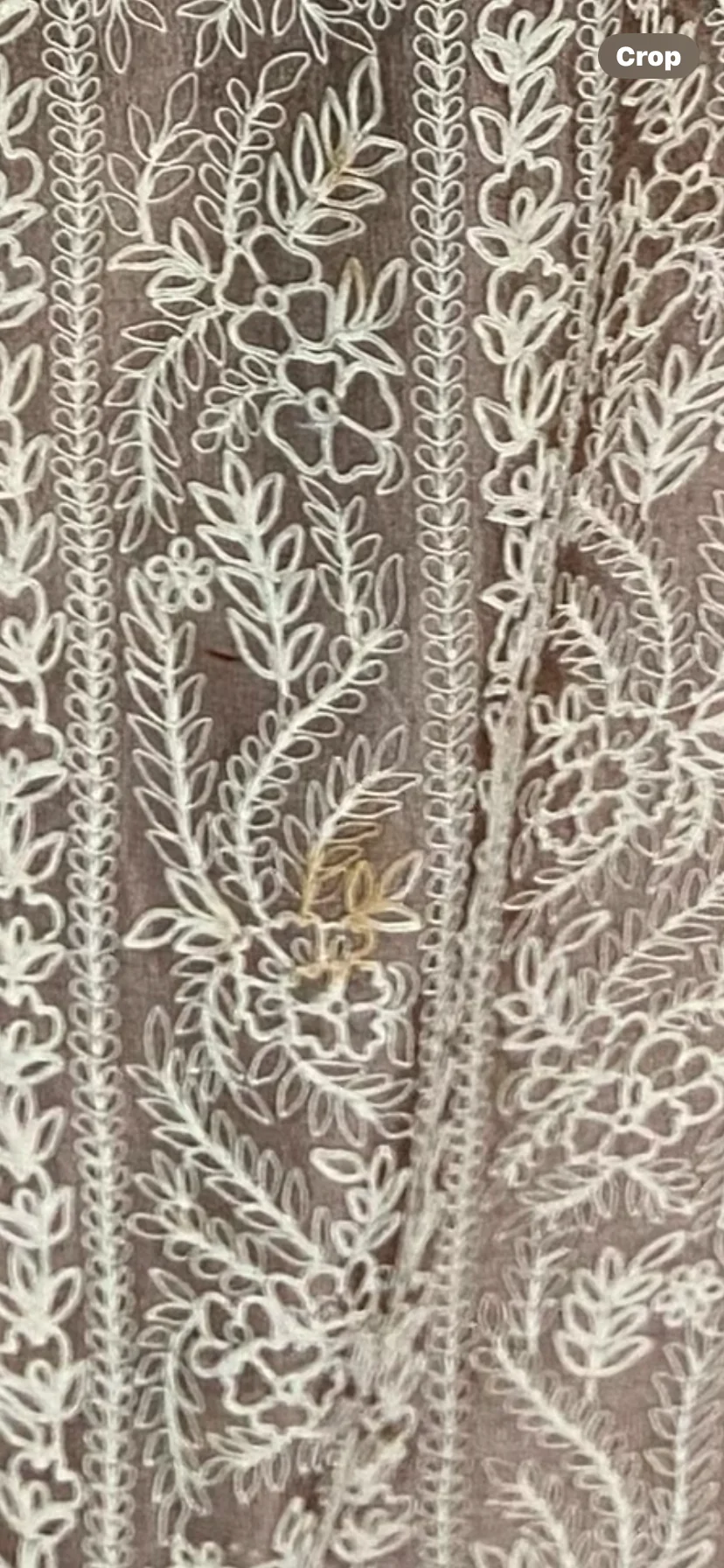 Manish Malhotra Taupe Embroidered Sherwani Jacket with Stole - Image 6