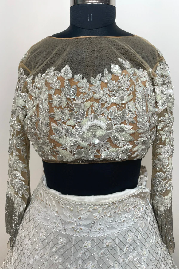 Manish Malhotra white lehenga - Image 3