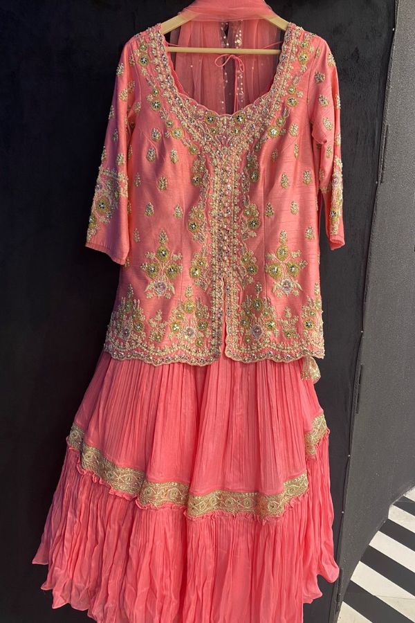MAUVE STORY TOP&SKIRT SET