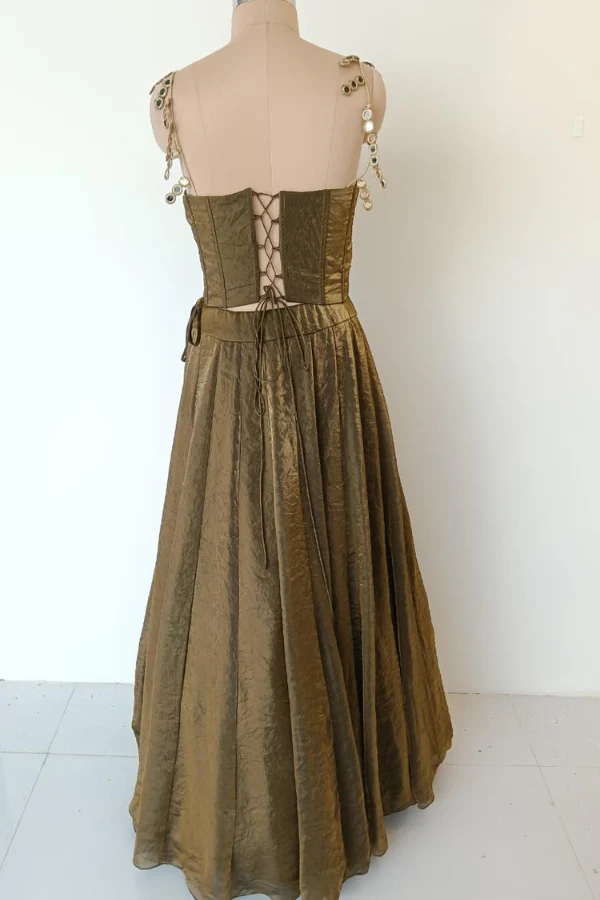 Mirror Work Corset lehenga - Image 5
