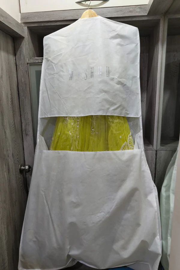 Mishru lime embroidered lehenga set - Image 7