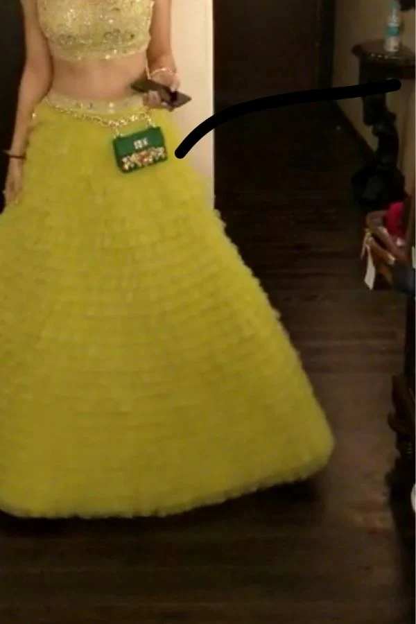 MONIKA & NIDHI RUFFLE LEHENGA SET - Image 3