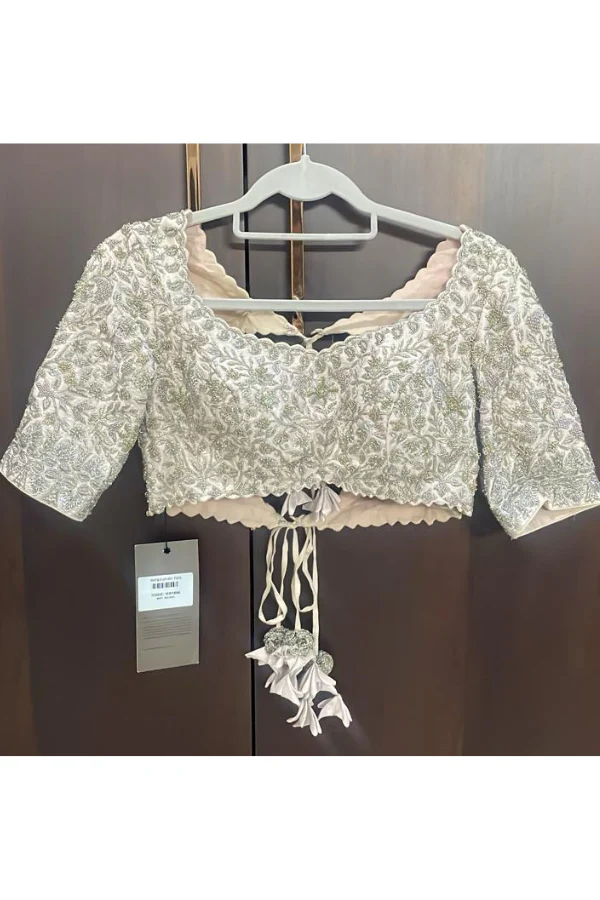 Mrunalini Rao Hand-Embroidered Lehenga Set - Image 4