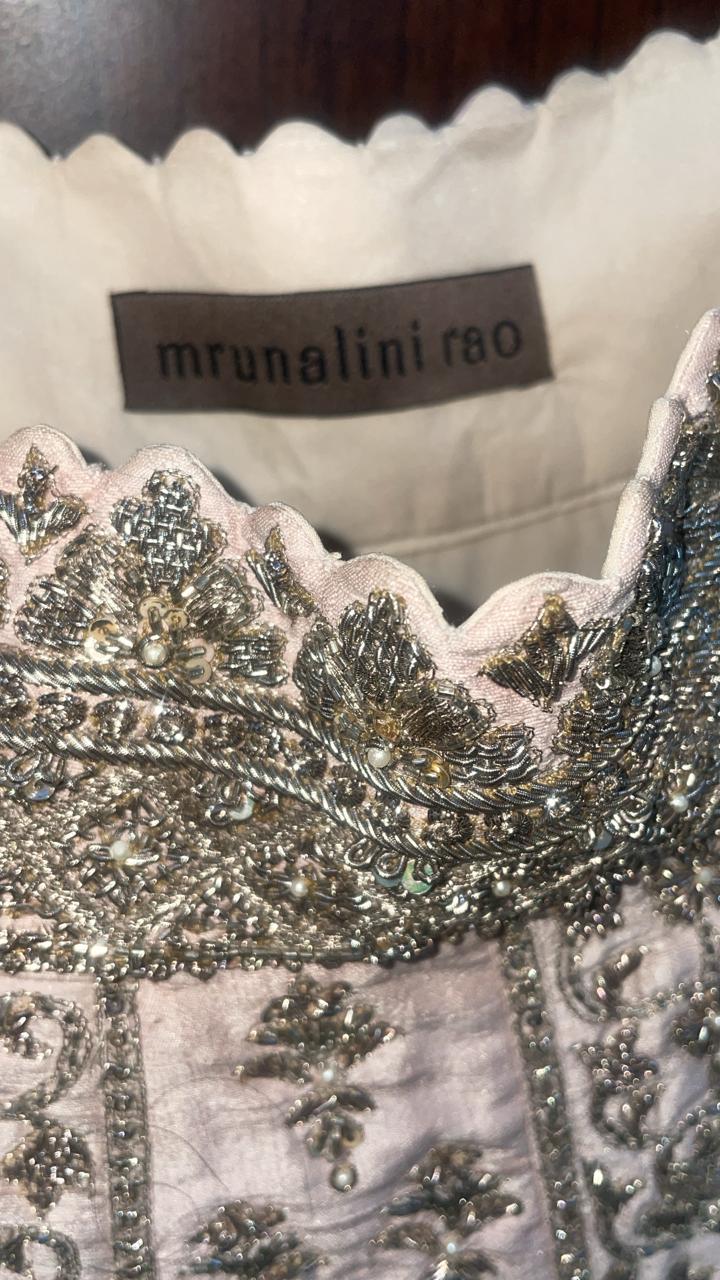 Mrunalini Rao Hand-Embroidered Lehenga Set - Image 7