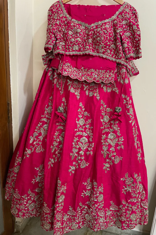 Mrunalini Rao Hot pink lehenga