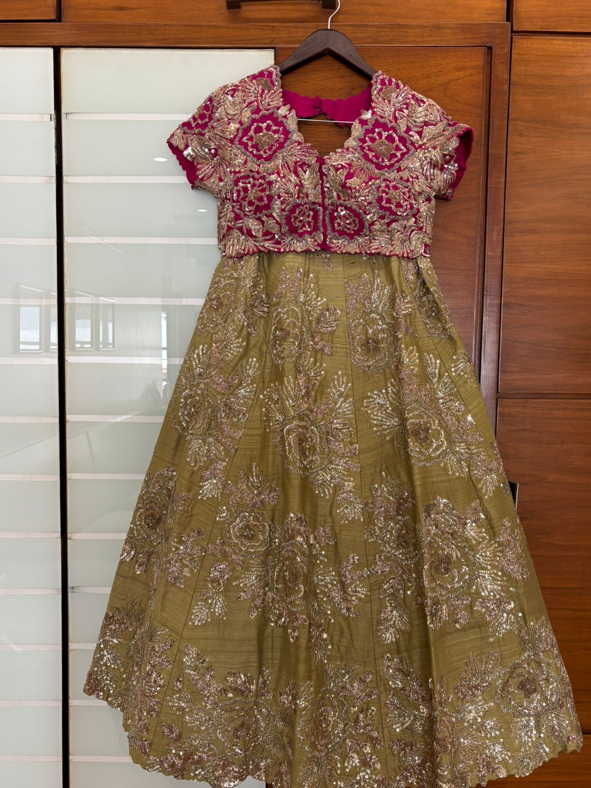 Mrunalini Rao Rosette Lehenga - Image 3