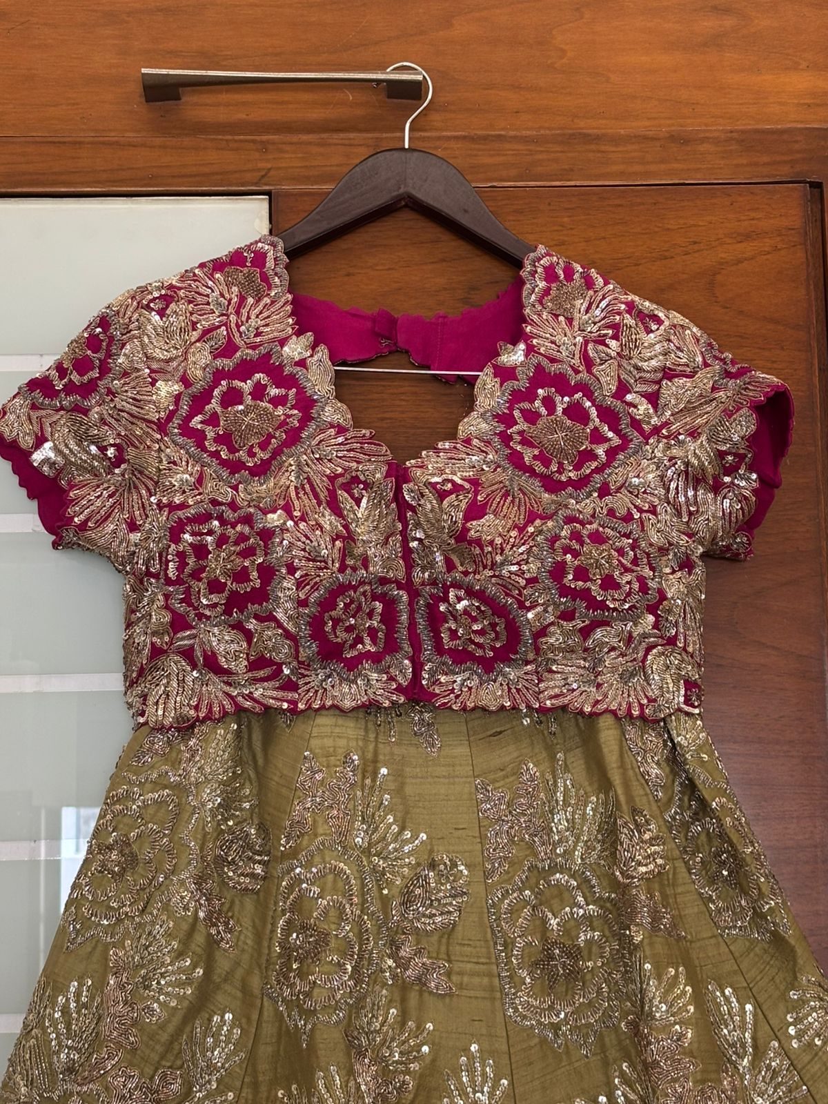 Mrunalini Rao Rosette Lehenga - Image 5