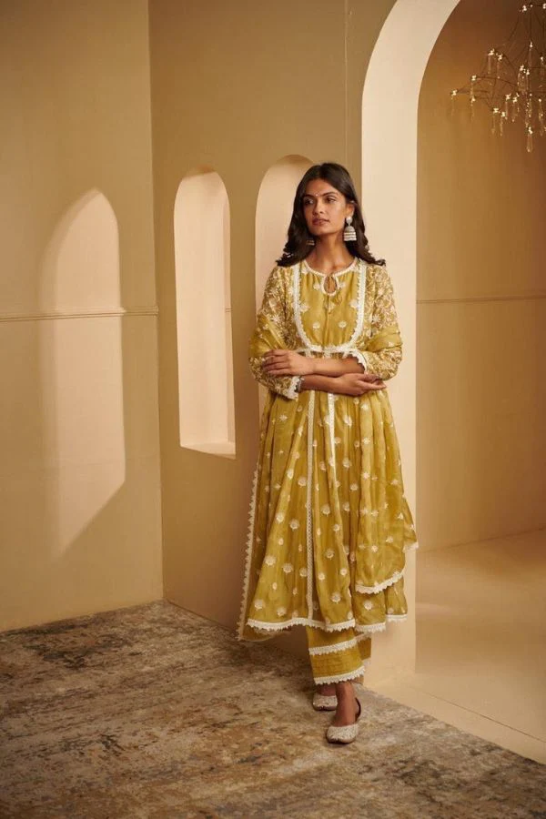 MULMUL ANARKALI SET - Image 2