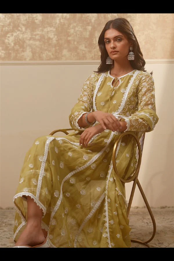 MULMUL ANARKALI SET - Image 3