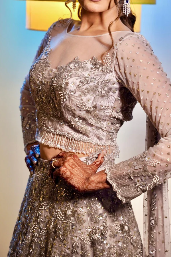 Natasha Dalal Embellished Lehenga Set - Image 5