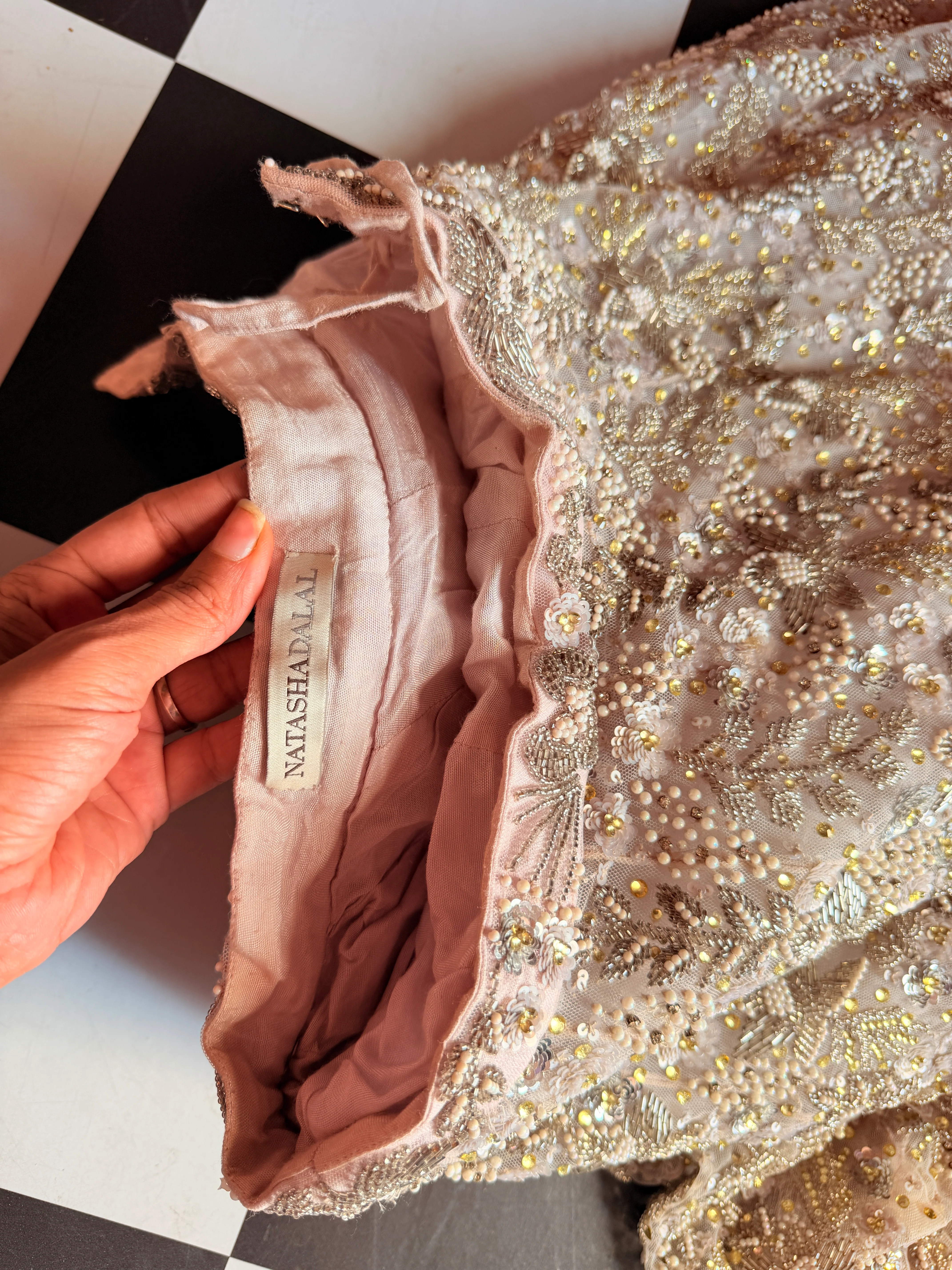 Natasha Dalal Embellished Lehenga Set - Image 9