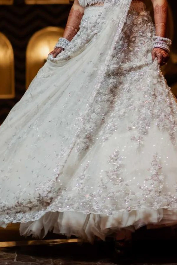 Natasha Dalal Ivory white lehenga - Image 2