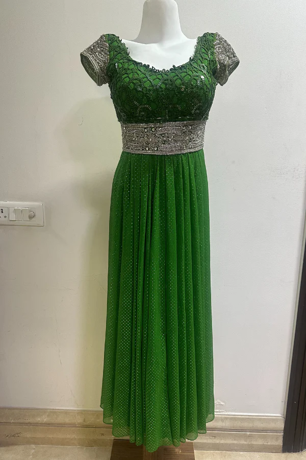 Neeta Lulla Green Anarkali Set - Image 2