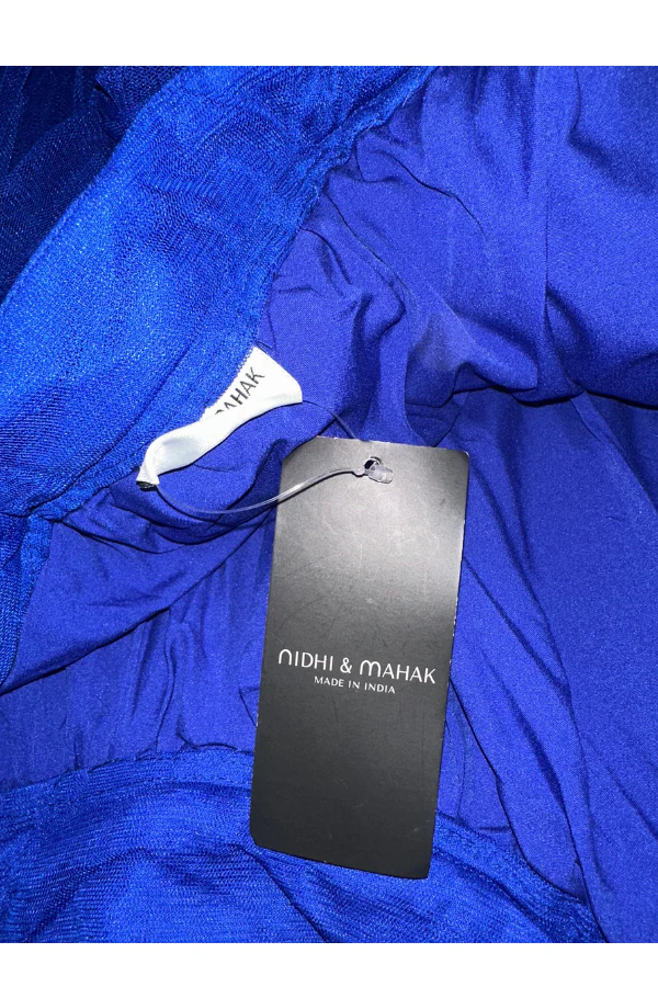 Nidhi and Mahak Blue Dress - Image 4