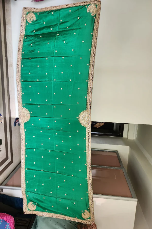 Nidhi Tholia blue embroidered lehenga - Image 6