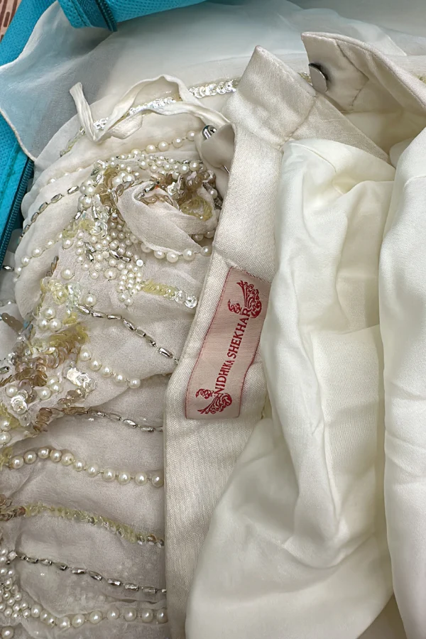 Nidhika Shekhar Sitaare Fish Cut Saree Set - Image 2