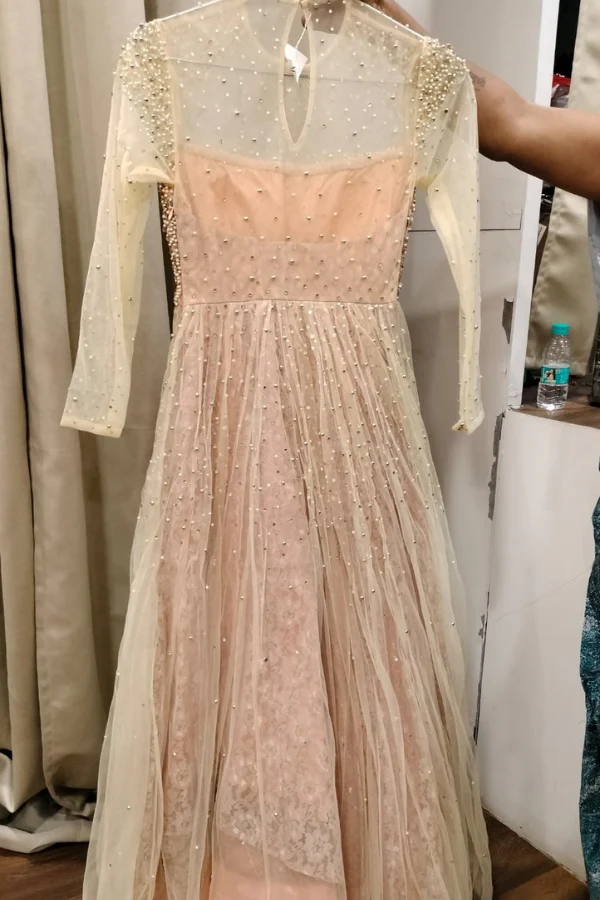 Nidhika Shekhar Beige Gown - Image 2