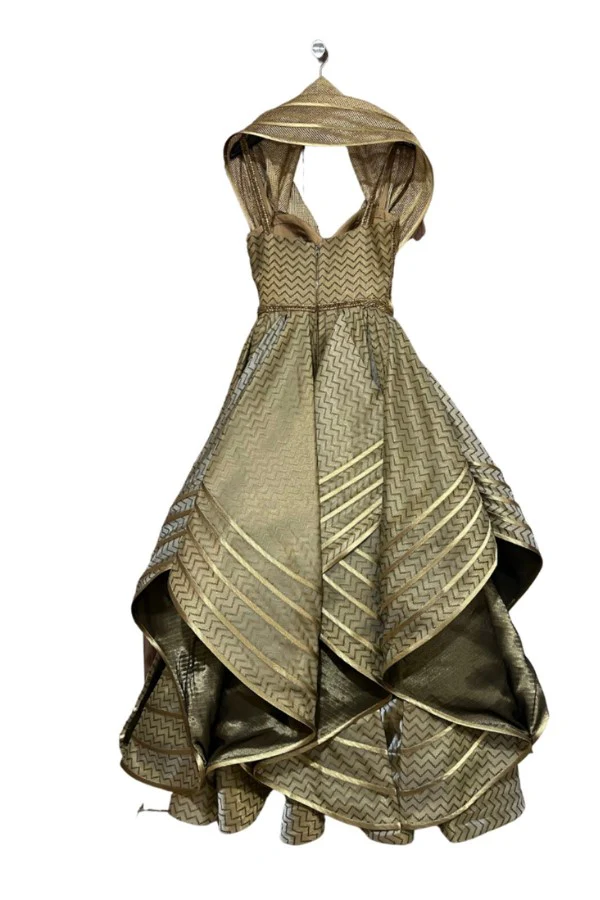 NIKHIL & SHANTANU gold GOWN - Image 3