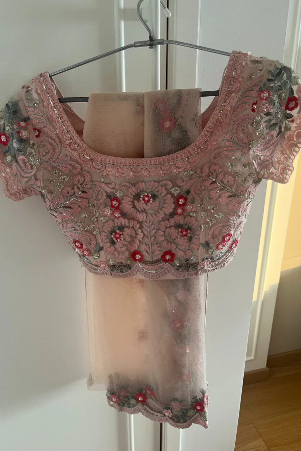 Pankaj & Nidhi Floral lehenga - Image 2